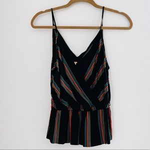 Free People Stripped Tank Top, Size Small